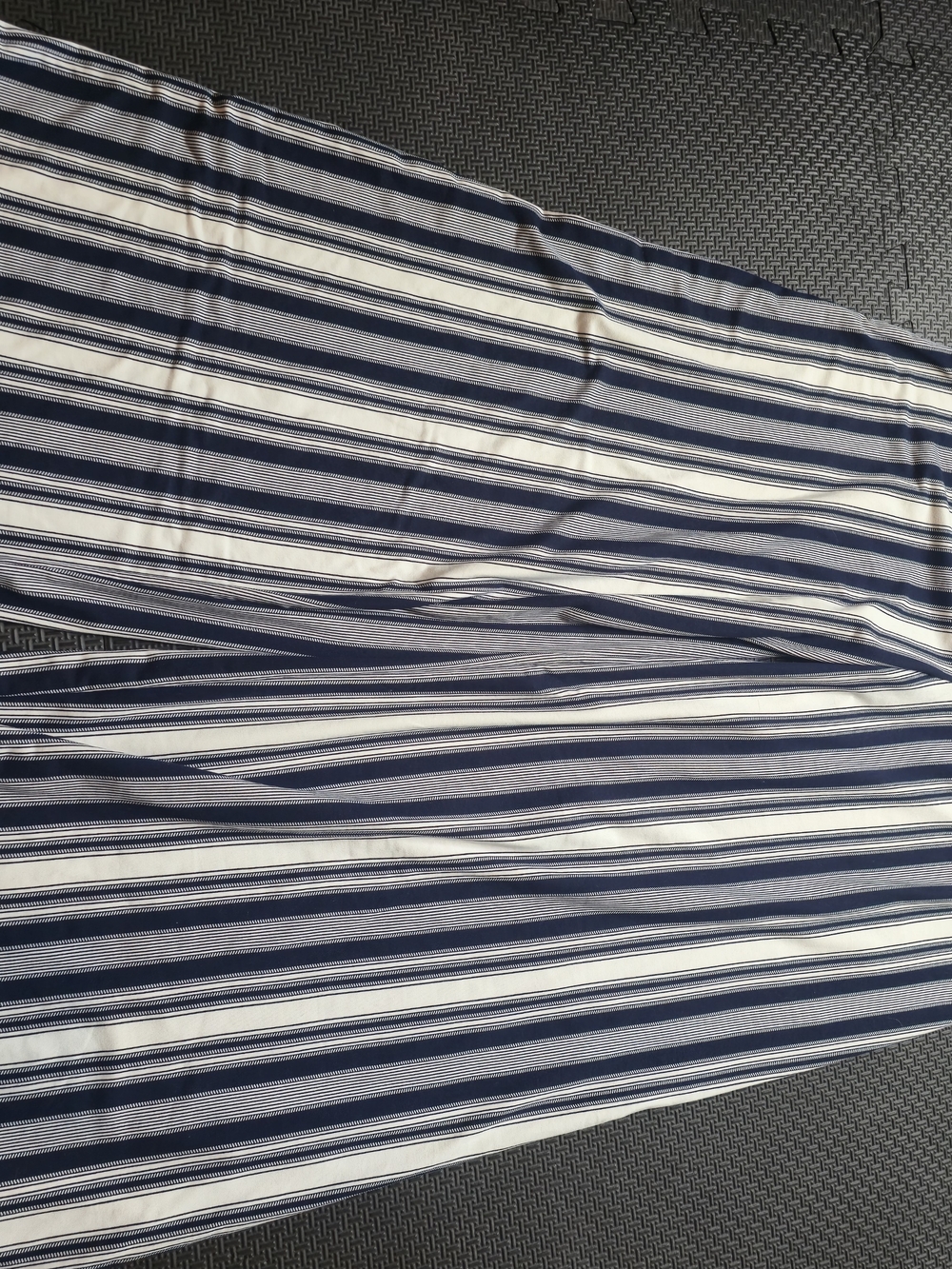 Acting Pro Navy and White Striped Flowy Pants
